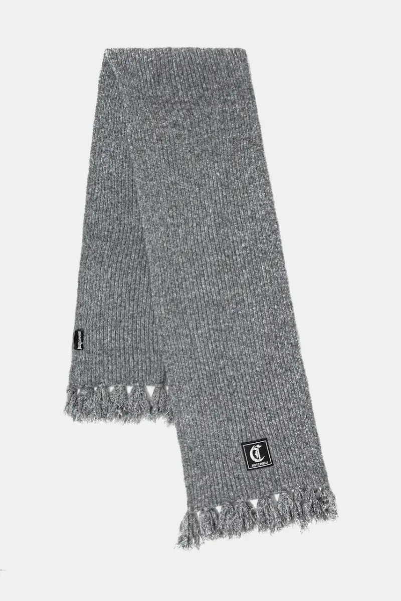 scialle con lana colore grigio 79RA2H08 ZG411