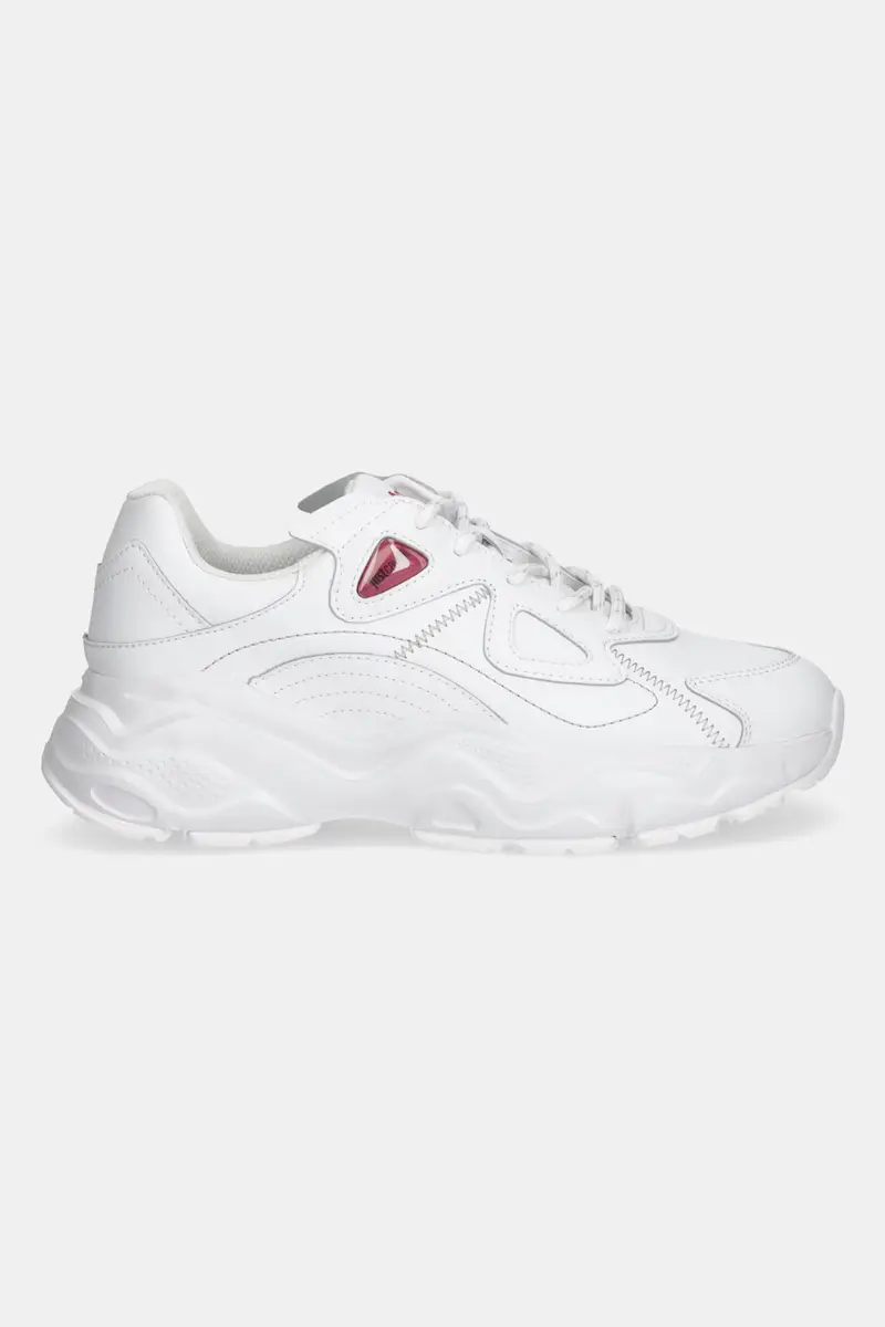 sneakers in pelle donna colore bianco 79RA3SL1ZPB48003 miniatura 2