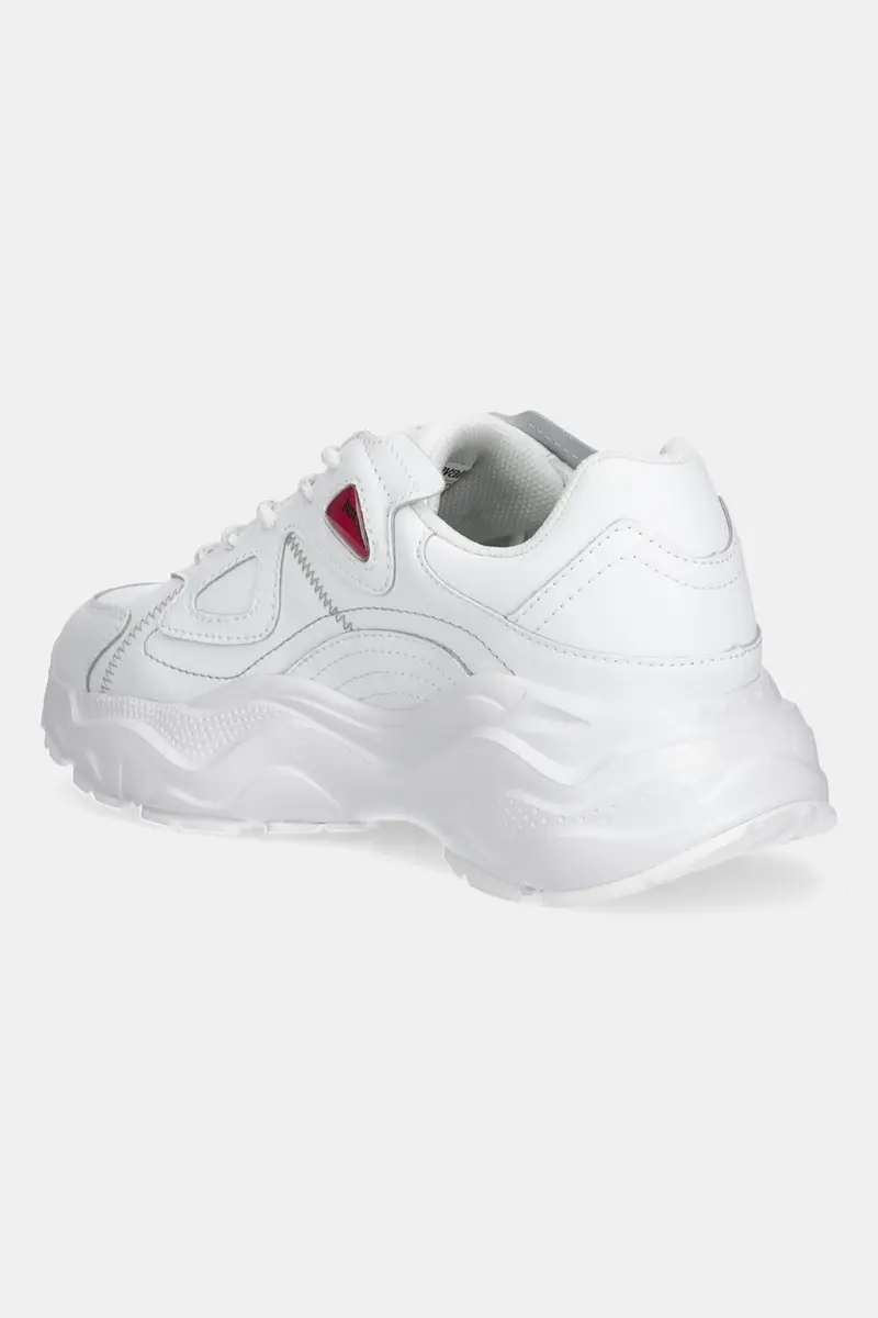 sneakers in pelle donna colore bianco 79RA3SL1ZPB48003 miniatura 3