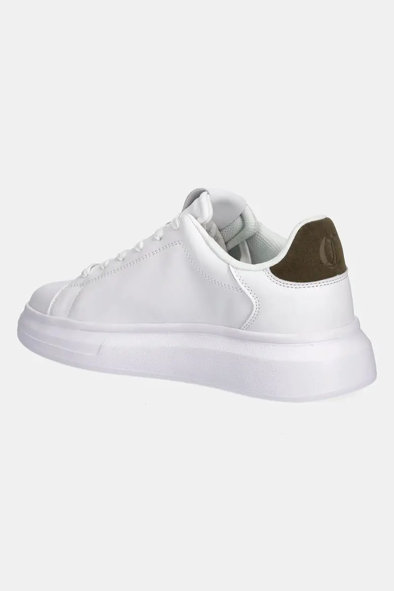 sneakers in pelle uomo colore bianco 79QA3SBFZPB63003 miniatura 3