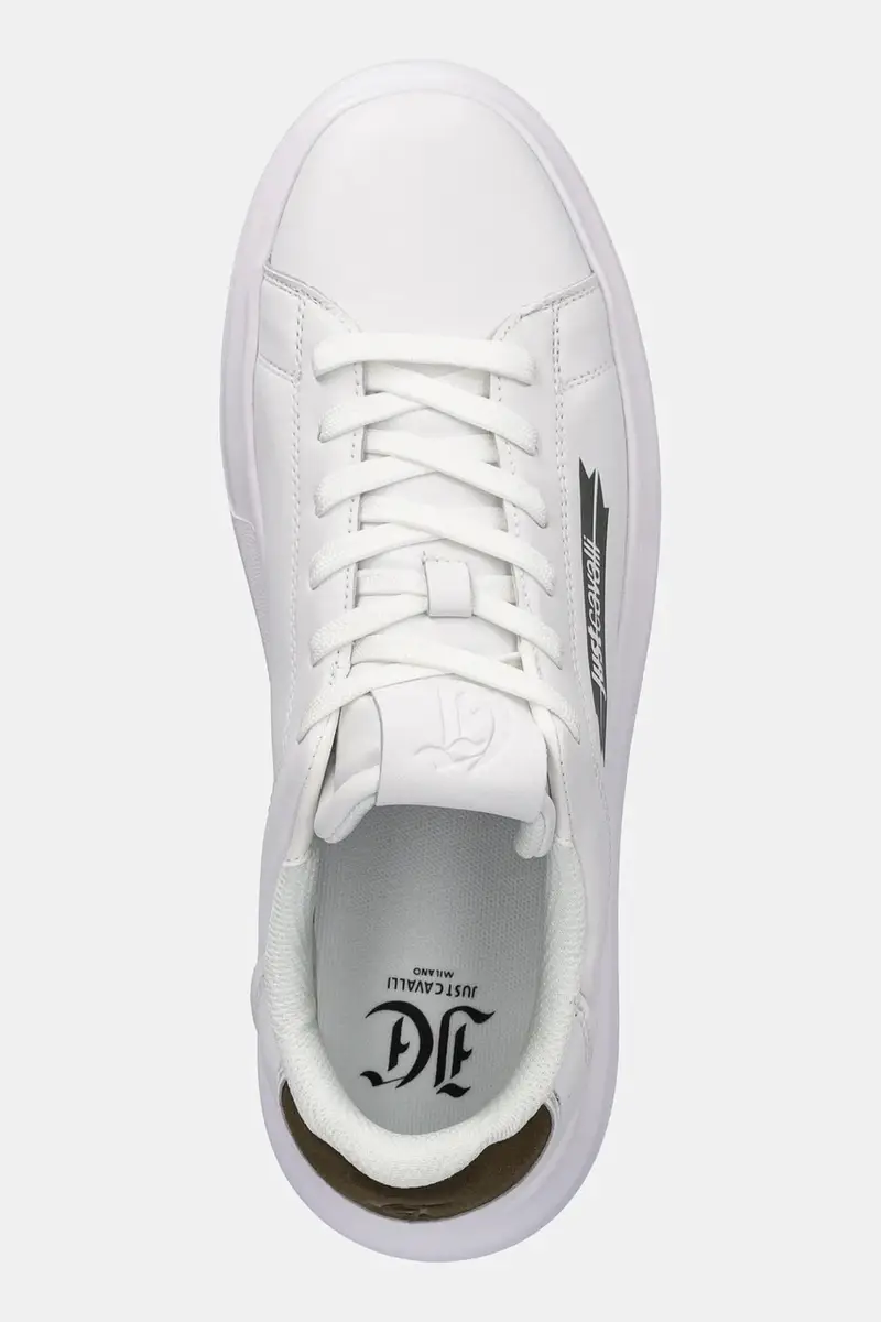 sneakers in pelle uomo colore bianco 79QA3SBFZPB63003 miniatura 4