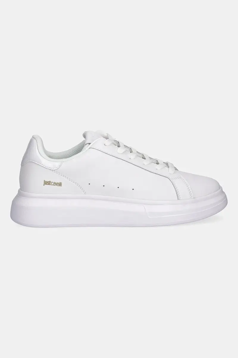 sneakers in pelle uomo colore bianco 79QA3SBGZPB65003 miniatura 2