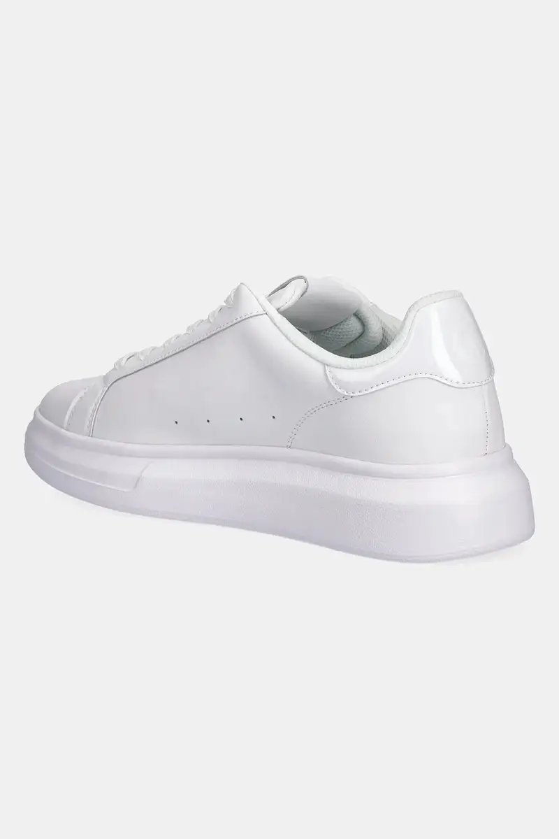 sneakers in pelle uomo colore bianco 79QA3SBGZPB65003 miniatura 3