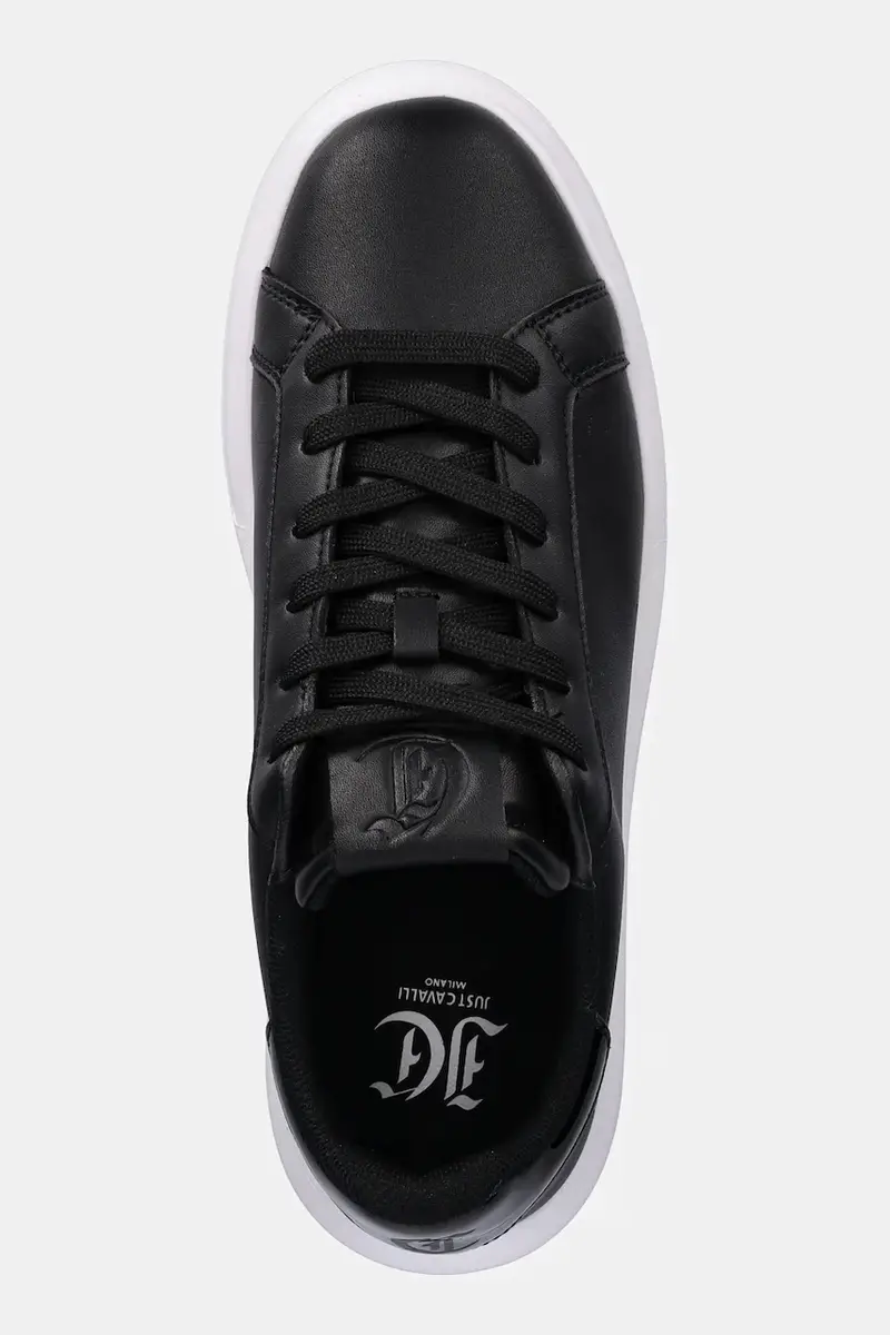 sneakers in pelle uomo colore nero 79QA3SBGZPB65899 miniatura 4