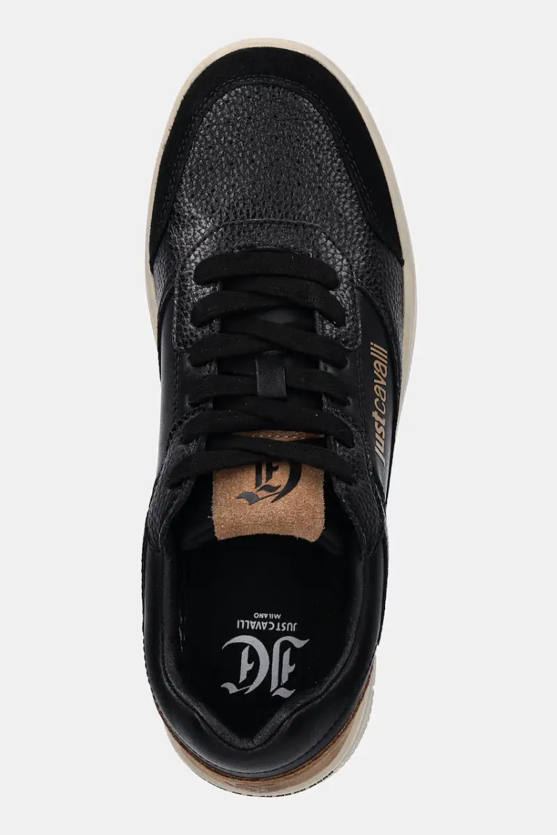 sneakers in pelle uomo colore nero 79QA3SM8ZPB67899 miniatura 4