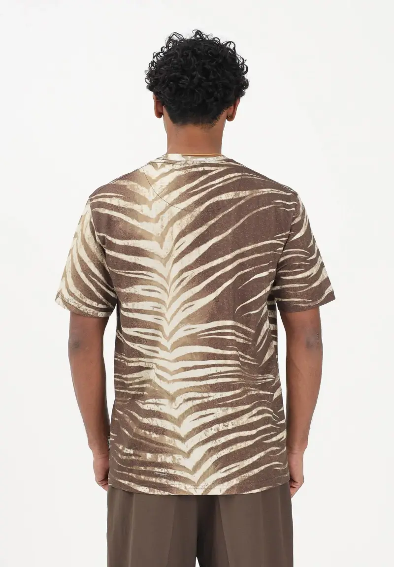 Just Cavalli T-shirt Uomo Beige 4246052 miniatura 3