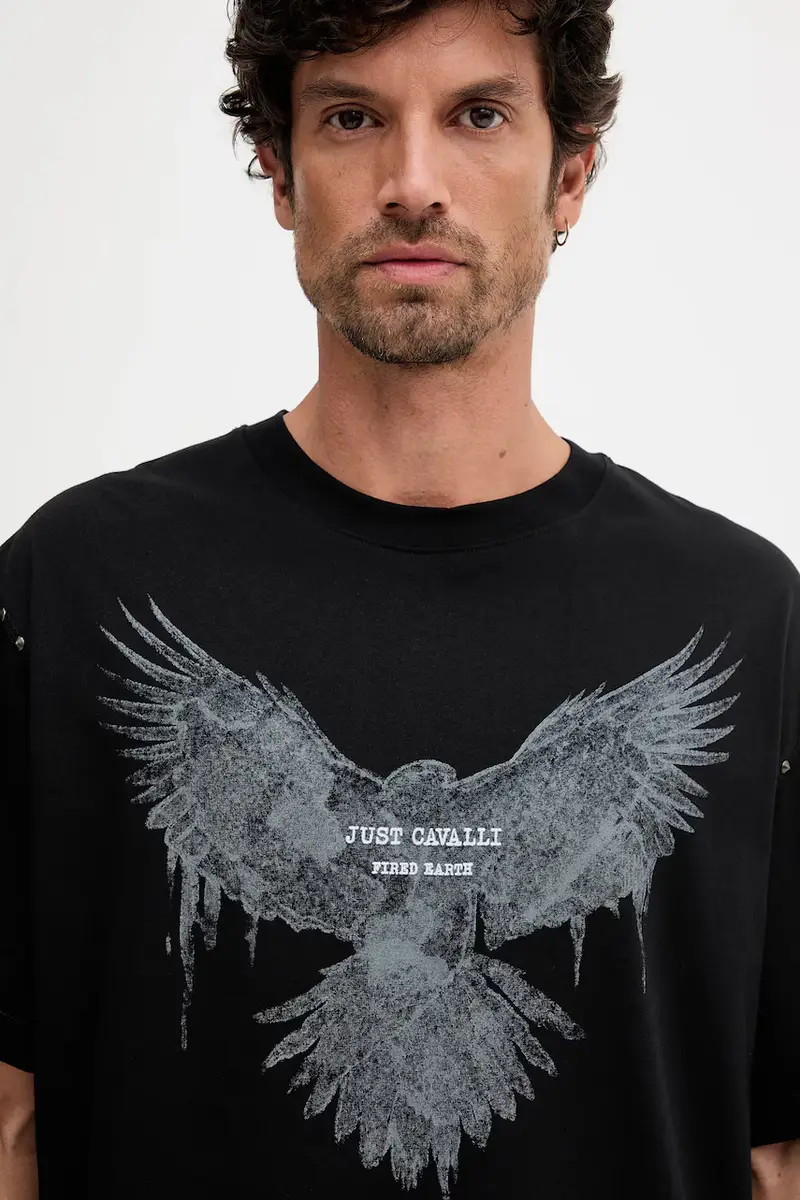 Just Cavalli T-shirt Nero 4094198 miniatura 4