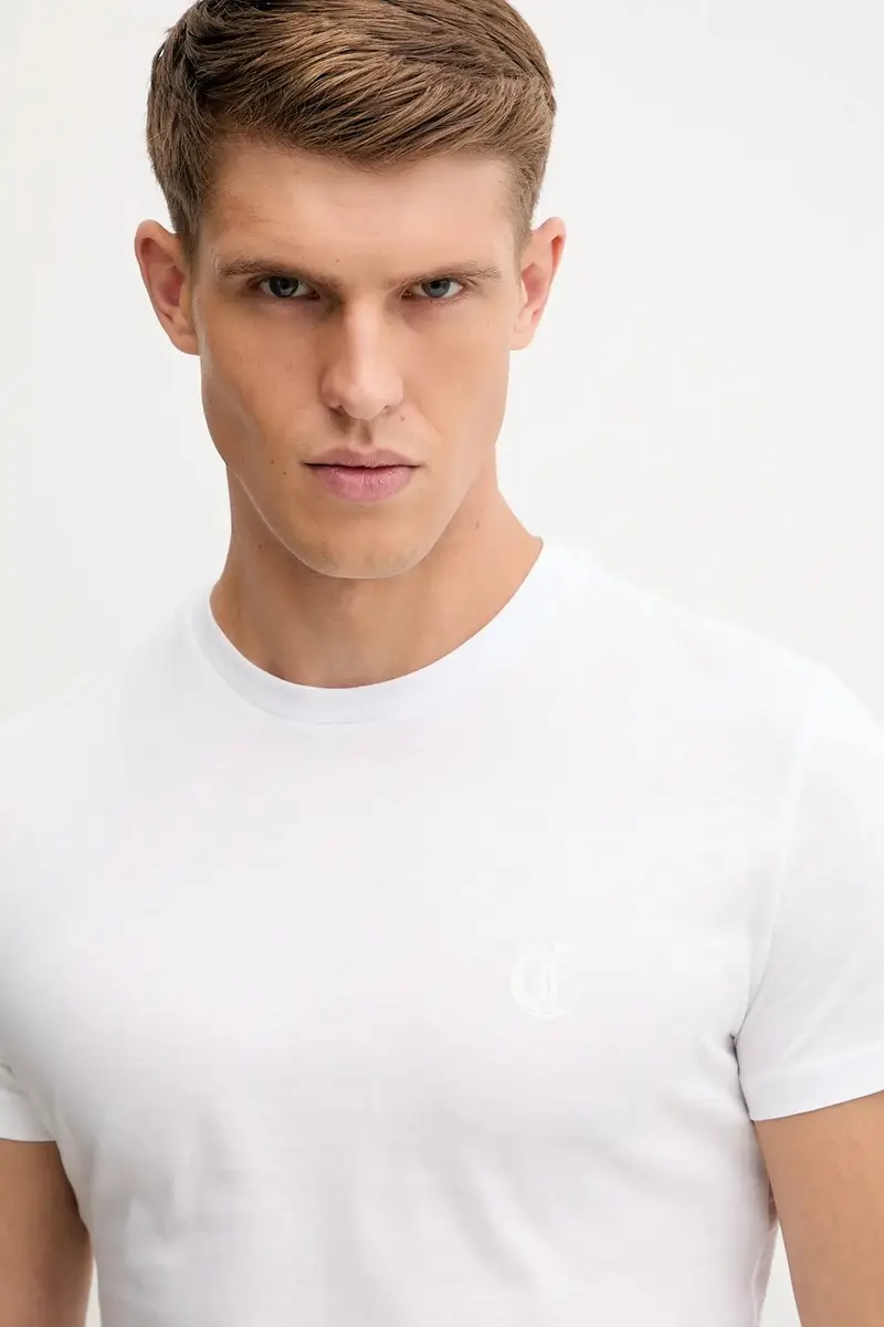 Just Cavalli T-shirt Uomo Bianco 3578417 miniatura 3