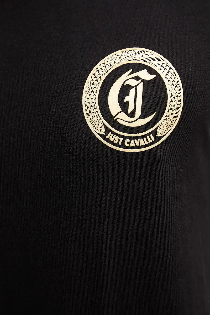 Just Cavalli T-shirt Uomo Nero 3644110 miniatura 5
