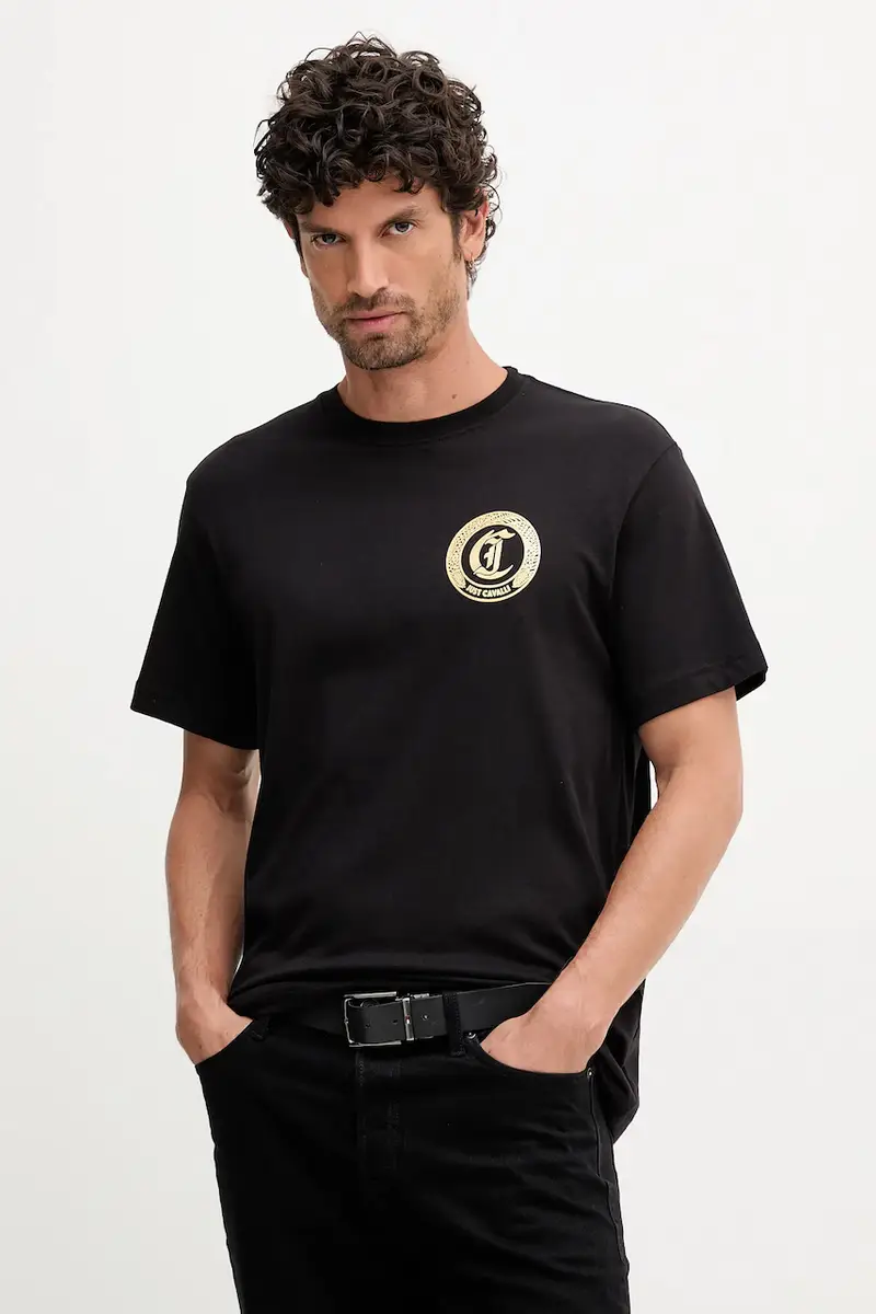 Just Cavalli T-shirt Uomo Nero 3644110
