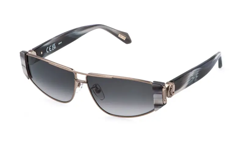 Unisex SJC179 0S92 Occhiali da sole Metallo Fumo Cat Eye Normale