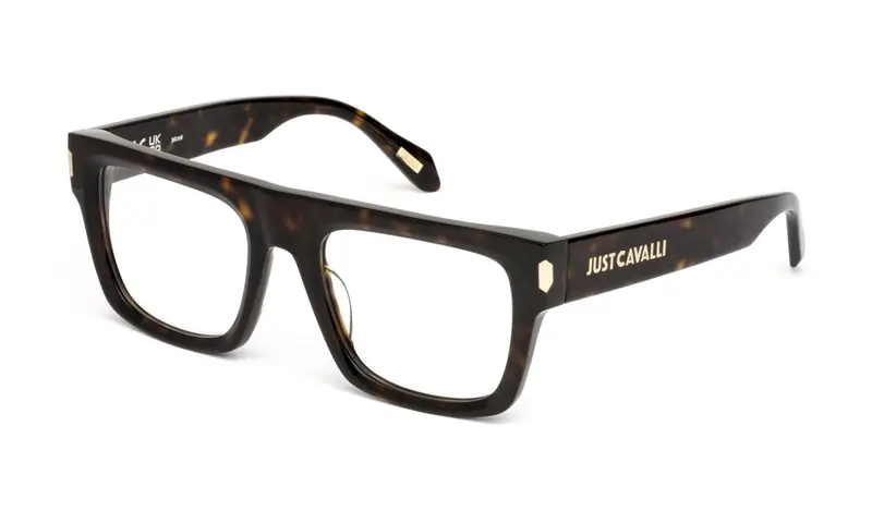Just Cavalli Unisex VJC120  722 Montature da vista Acetato Havana  Squadrata