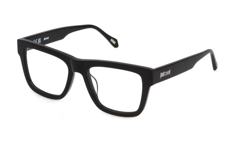 Uomo VJC114 700 Montature da vista Acetato Nero Squadrata