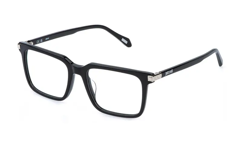 Just Cavalli Uomo VJC136  700 Montature da vista Acetato Nero  Squadrata