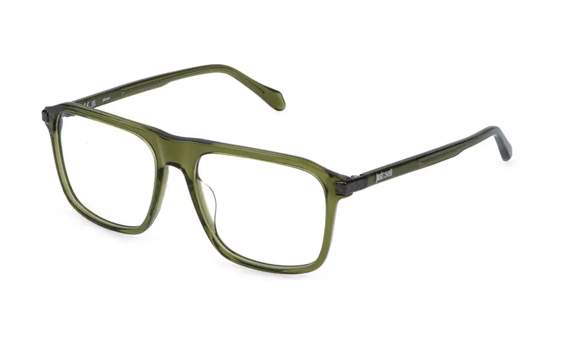 Just Cavalli Uomo VJC137  02GN Montature da vista Acetato Verde  Squadrata