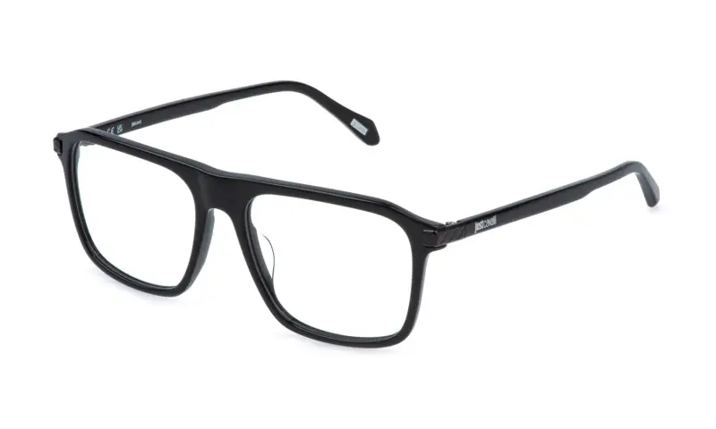 Uomo VJC137 700Y Montature da vista Acetato Nero Squadrata