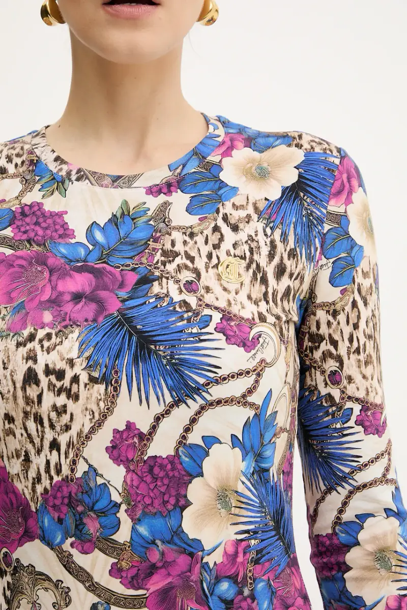 vestito colore beige 79PAOE07 CJ112 miniatura 5