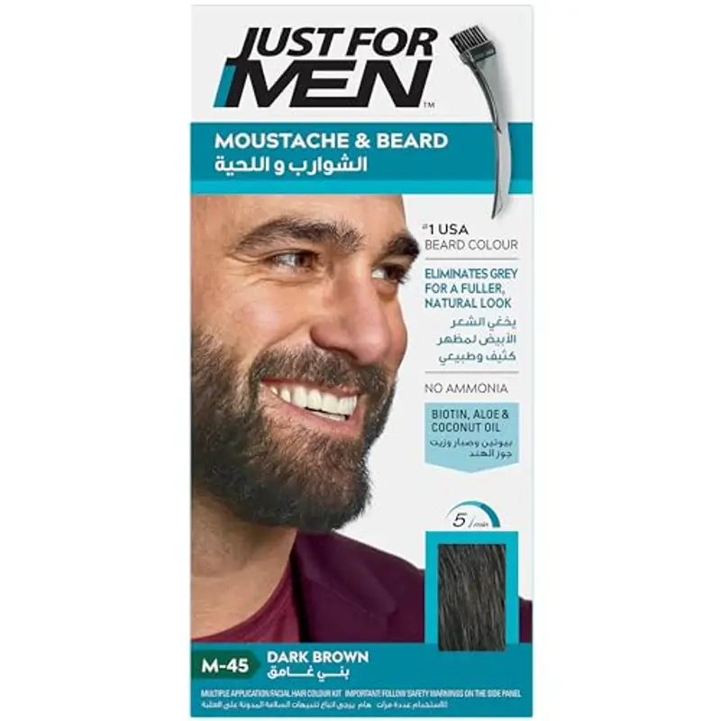 Just For Men Brush in color gel Formula Barba e Baffi