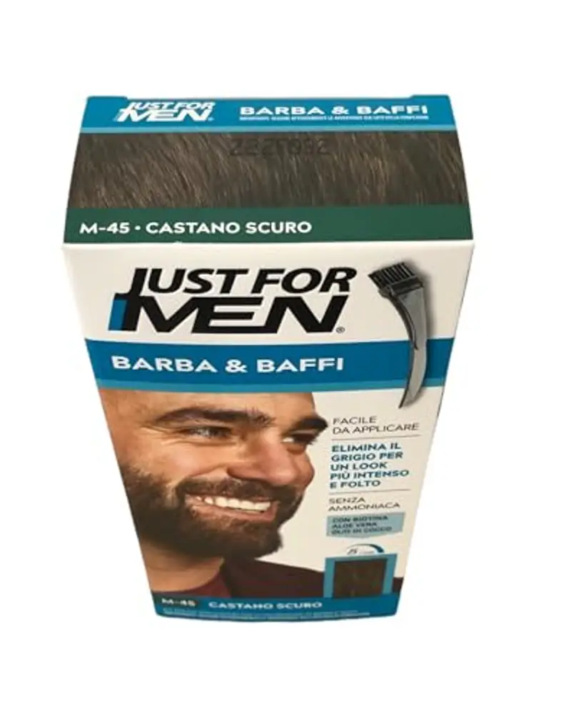 Just For Men Brush-In Color Gel Mustache & Beard Dark Brown M-45 miniatura 2