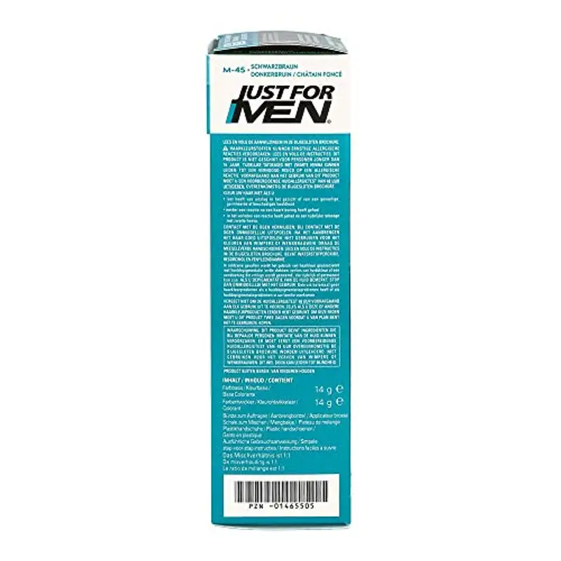 Just For Men Brush In Colour Gel Dark Brown (M45) Facial Hair Colour miniatura 3