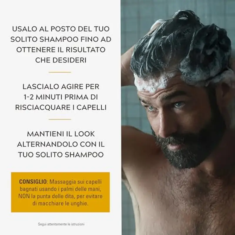 Just for men Balsamo Uomo Grigio 1206530 miniatura 3