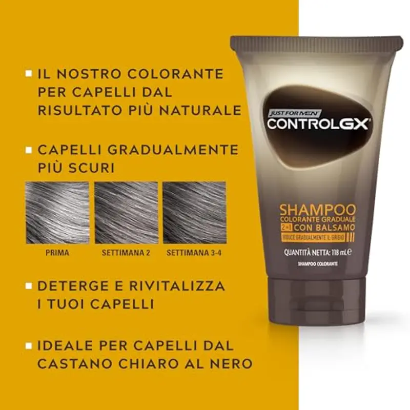 Just for men Balsamo Uomo Marrone 1600398 miniatura 2