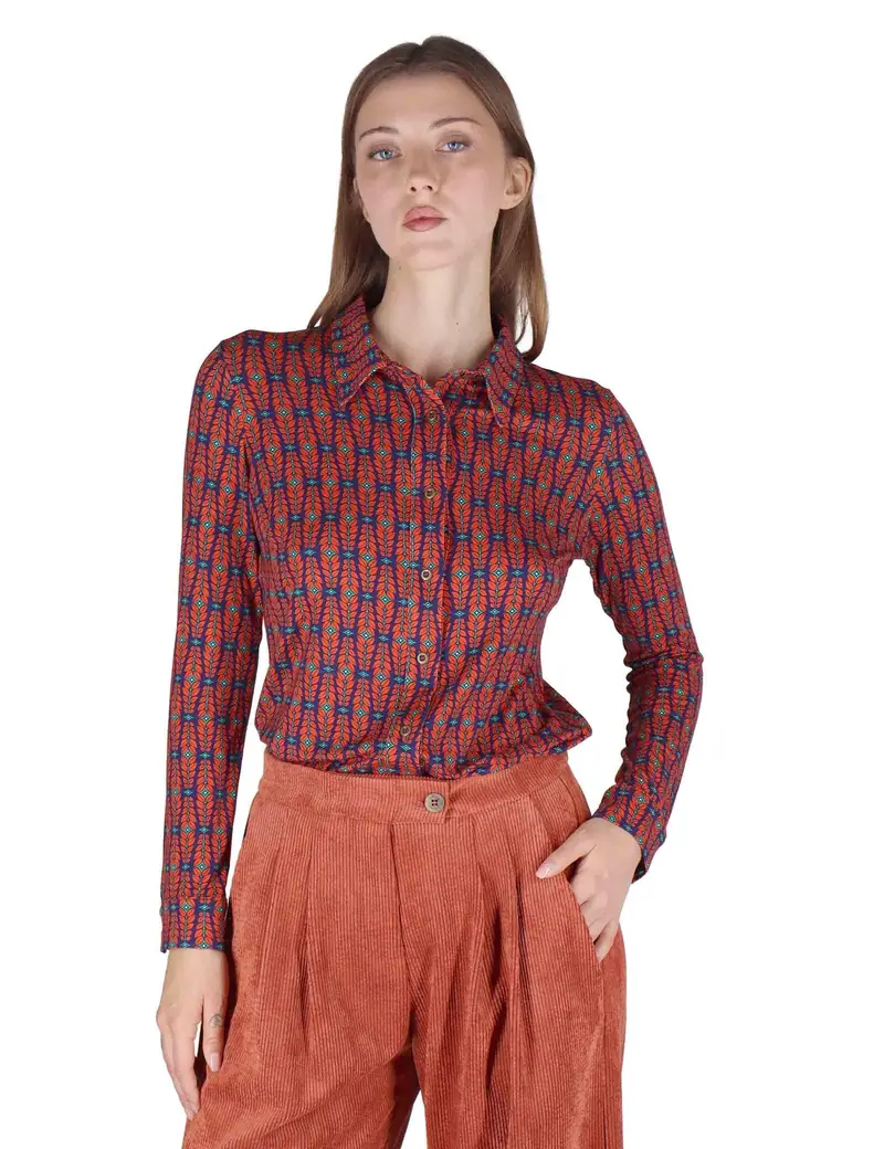 Justmine Camicie Donna Blu 3935883