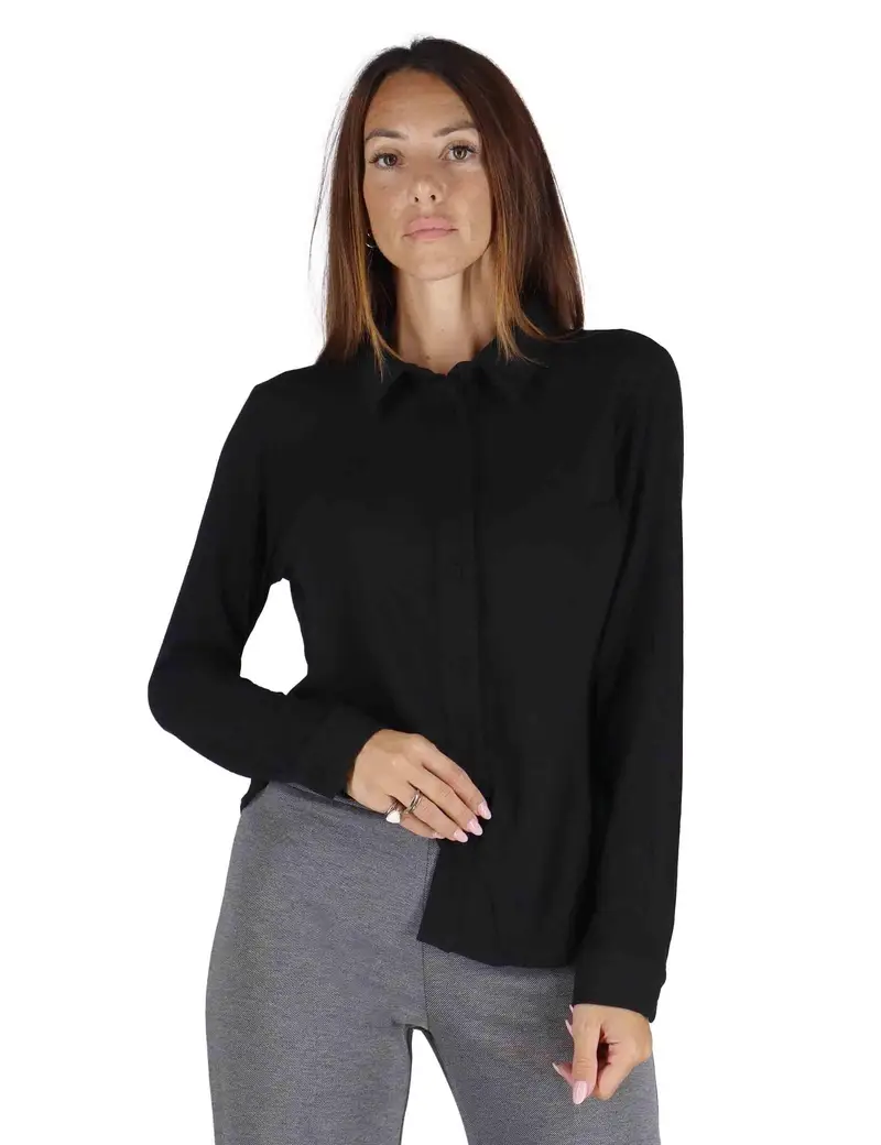 Justmine Camicie Donna Nero 3190308