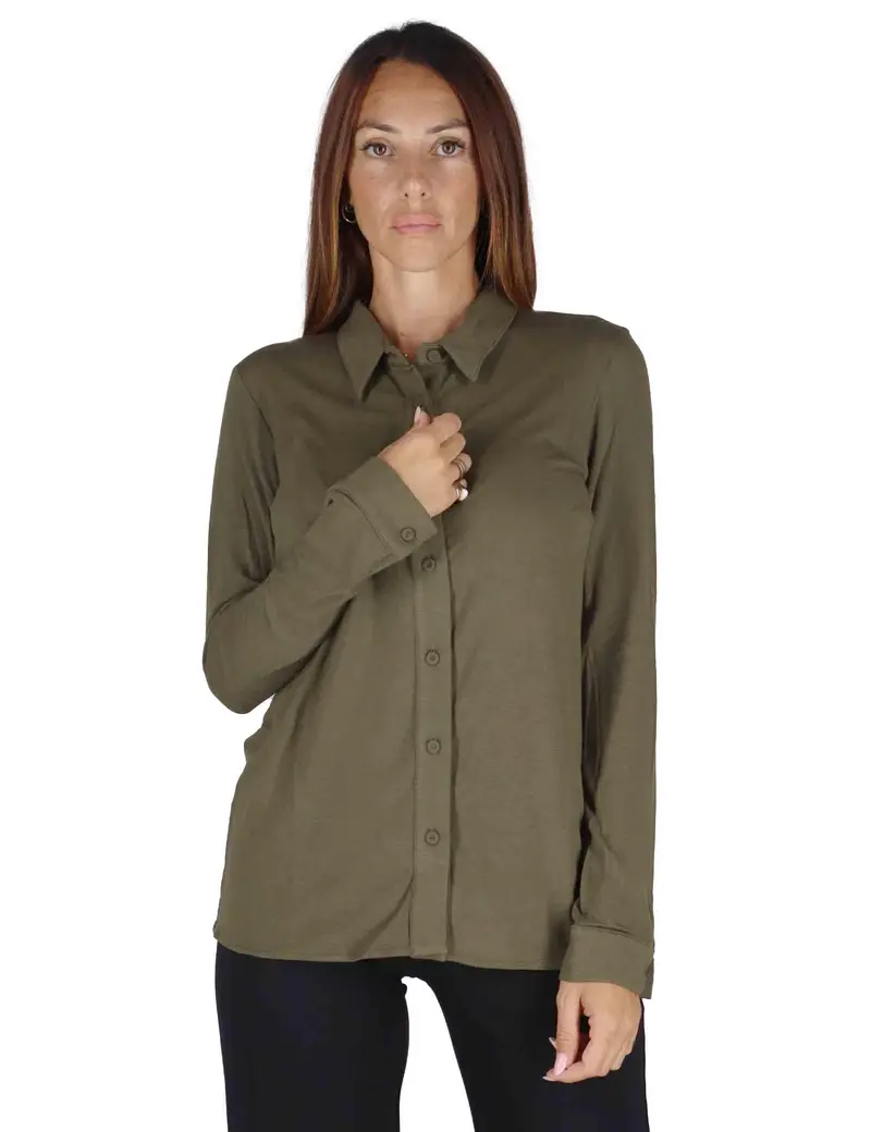 Justmine Camicie Donna Verde 3190303