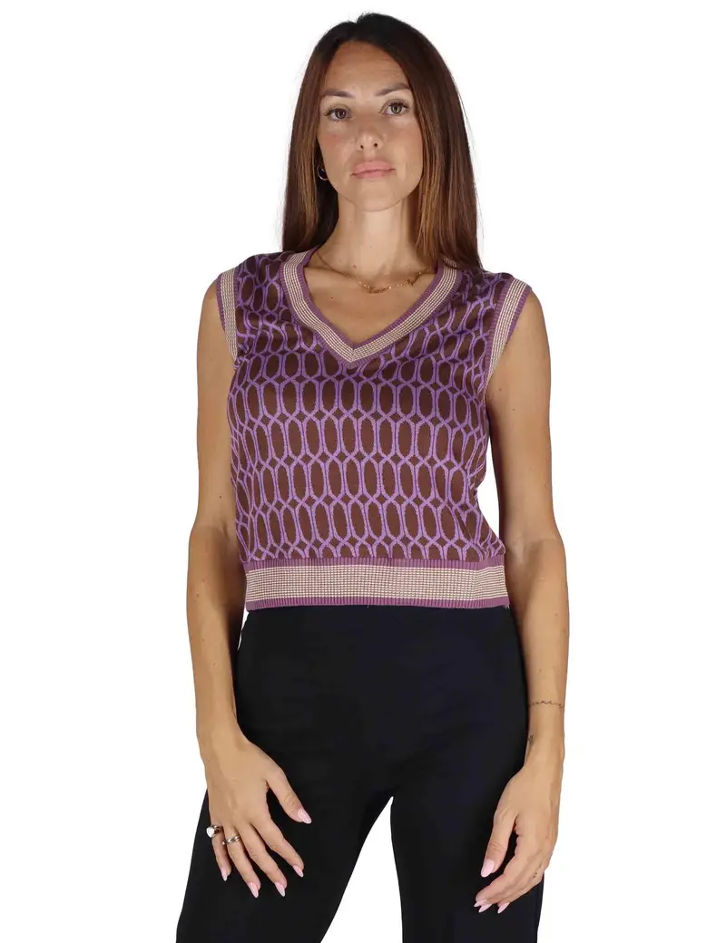 Justmine Gilet Donna Marrone 3190306