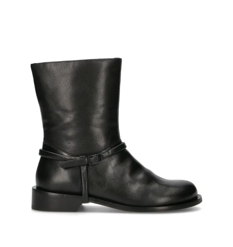 Tronchetto donna nero in pelle Vario