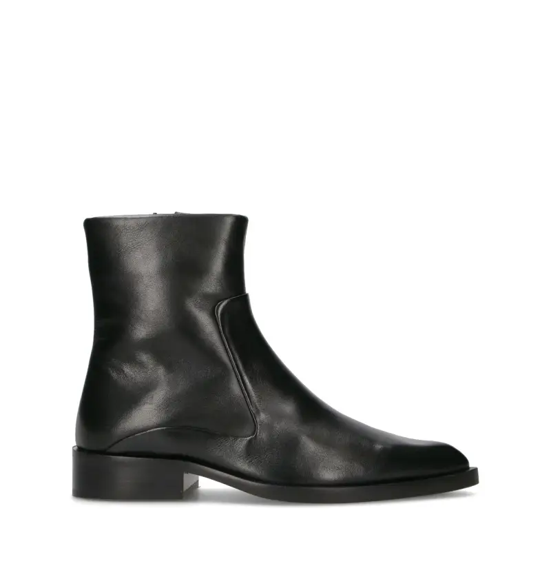 Tronchetto donna nero in pelle Vario