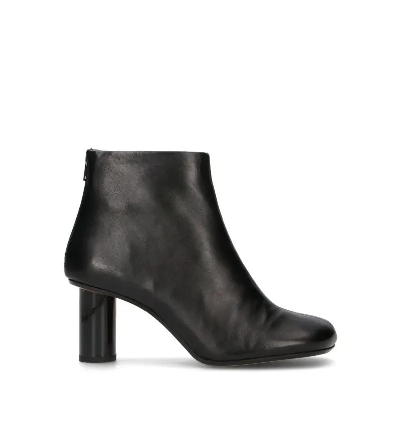 Tronchetto donna nero in pelle Vario