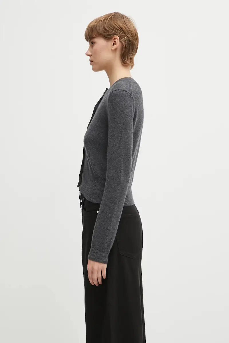 JW Anderson Cardigan Donna Grigio 2808988 miniatura 2