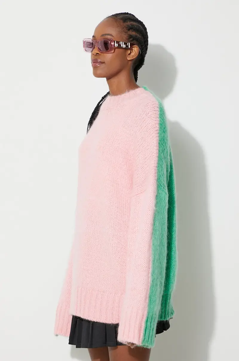 maglione in misto lana donna KW1018.YN0272 Rosa