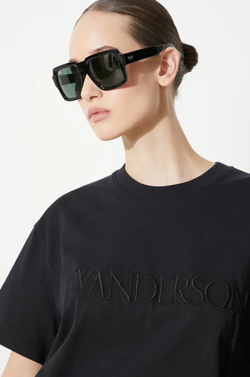 JW Anderson T-shirt Donna Nero 3171963 miniatura 5