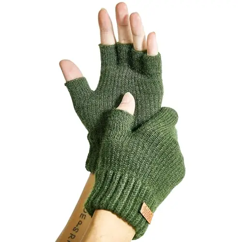 JYUYNY Guanti senza dita - Guanti Mezze Dita Invernali,Guanti Termici Caldi Guanti Senza Dita Fingerless Gloves Guanti