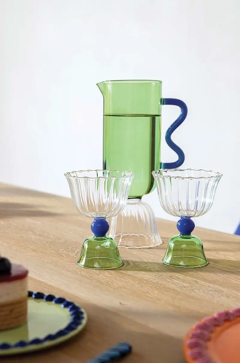 caraffa per il vino tulip green 0.7 L Multicolore miniatura 2