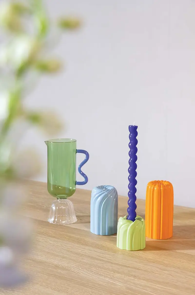 caraffa per il vino tulip green 0.7 L Multicolore miniatura 3