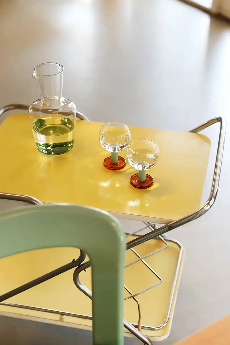 set di calici cantine 200 ml pacco da 2 Multicolore miniatura 3