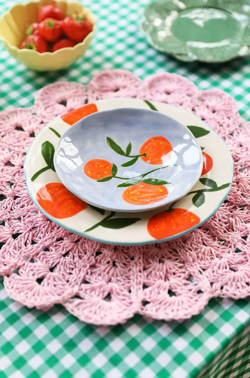 set piatti Orange Twig pacco da 4 Multicolore miniatura 3