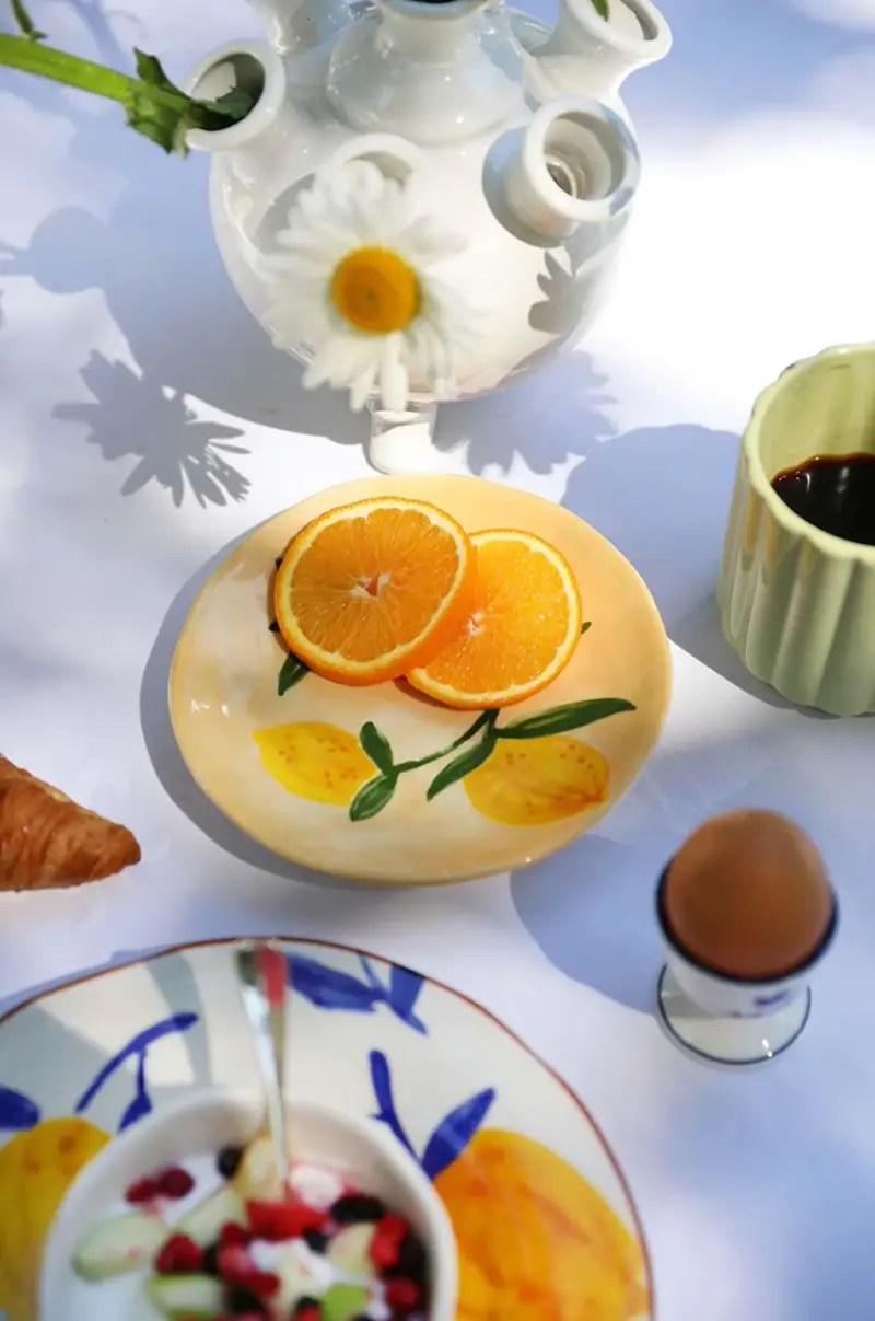 set piatti Plate Lemon Twig pacco da 4 Multicolore miniatura 4