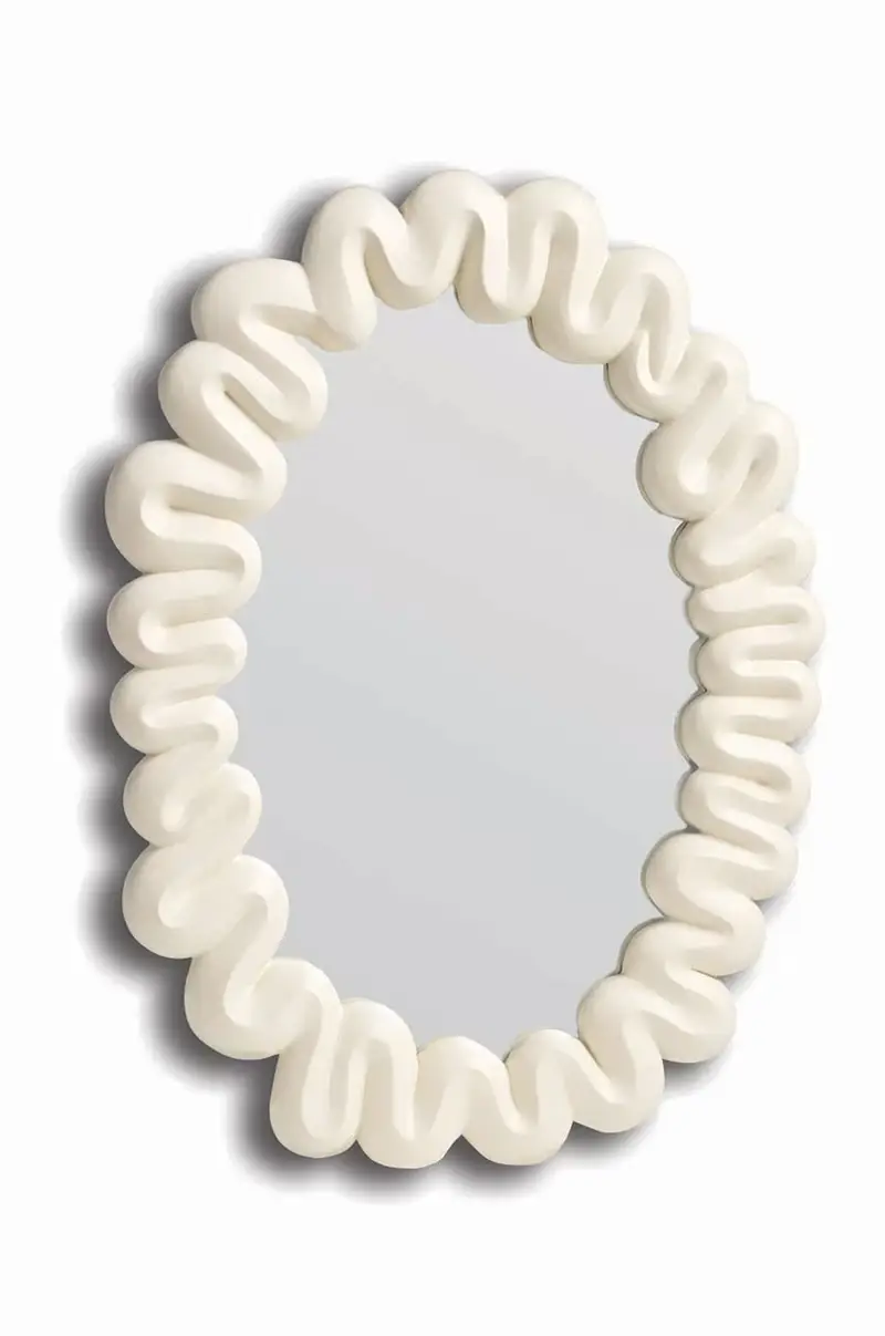 specchio da parete Mirror Dribble White Bianco