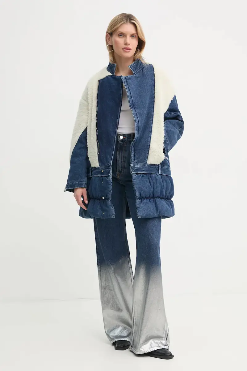 giacca donna colore blu KLW09001DF132KLW50 miniatura 2