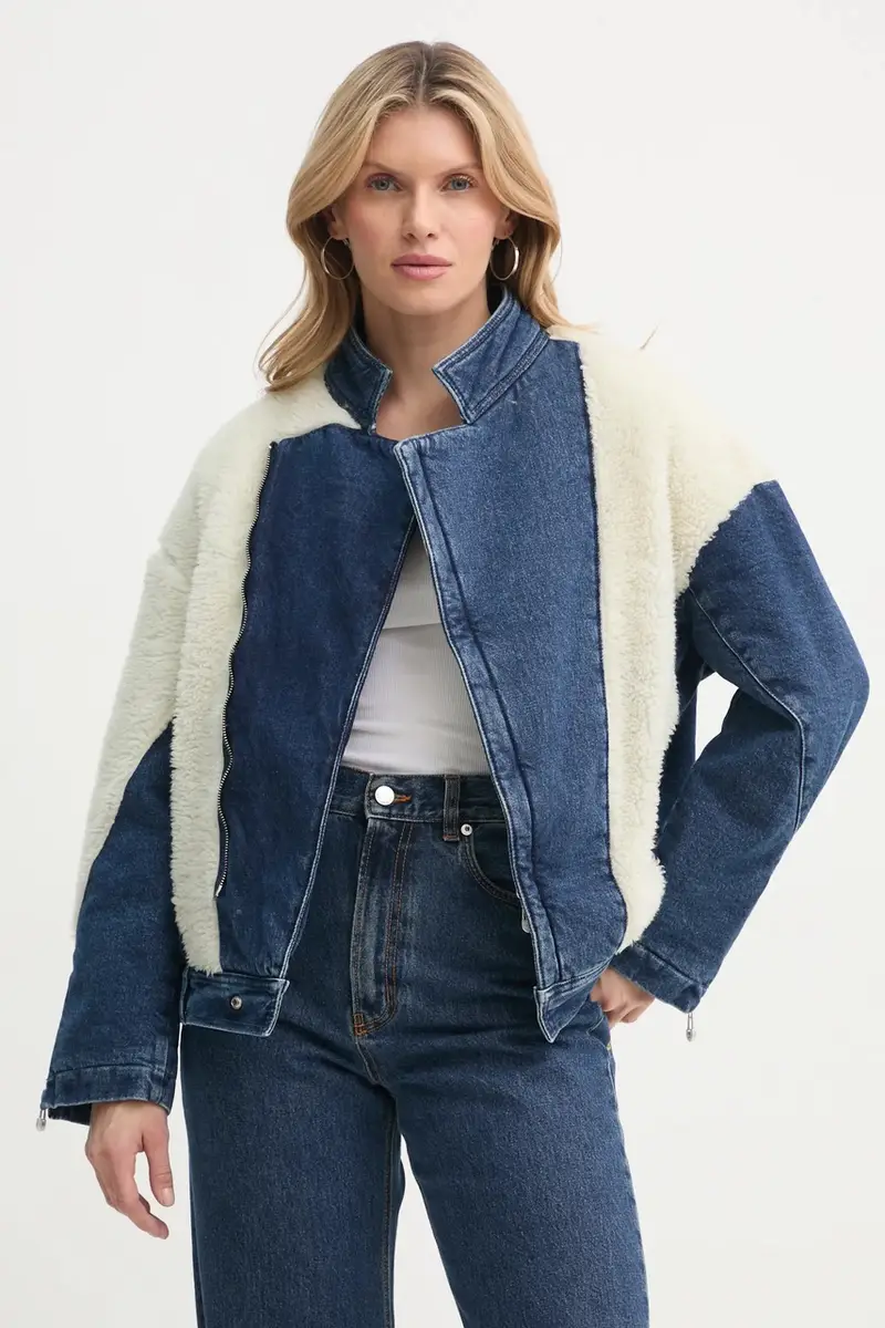 giacca donna colore blu KLW09001DF132KLW50 miniatura 5