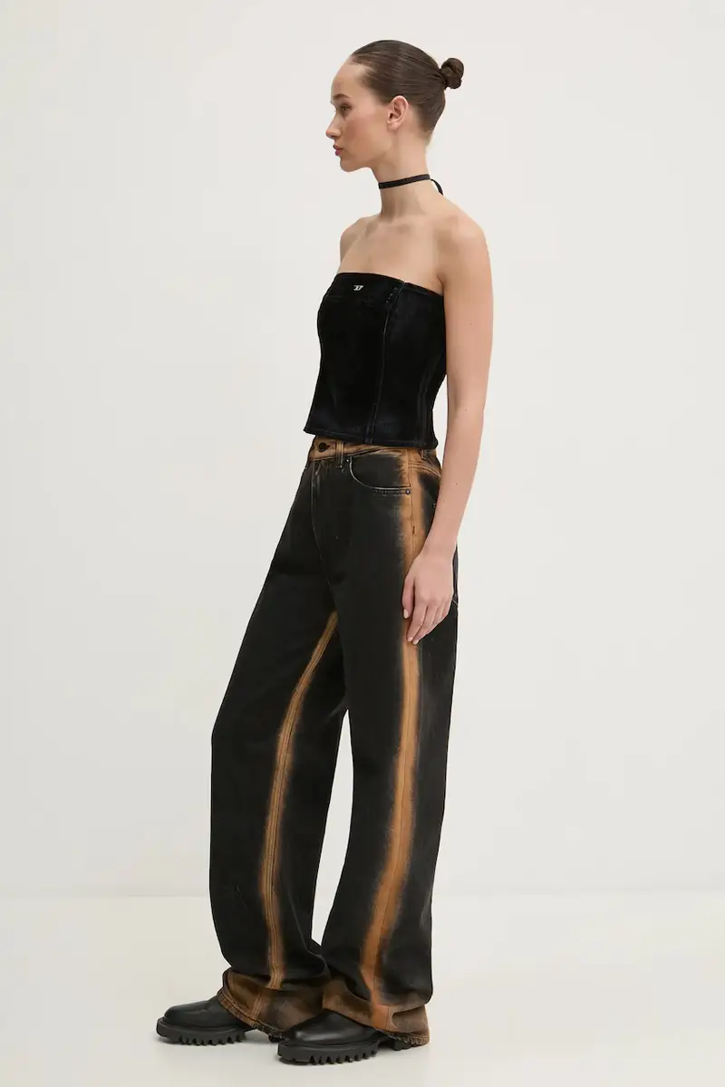 K+LUSHA Jeans Donna Nero 3627256 miniatura 2