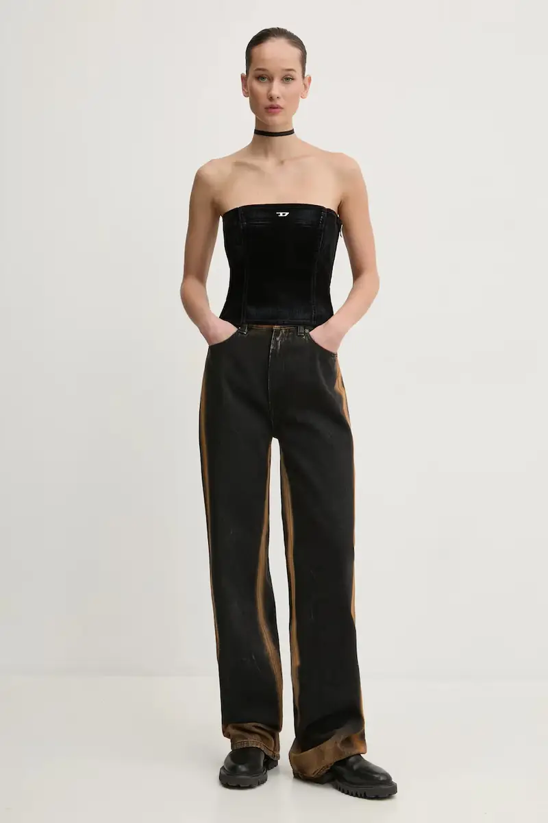 K+LUSHA Jeans Donna Nero 3627256 miniatura 4