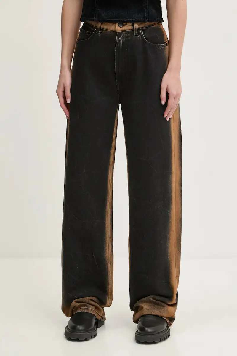 K+LUSHA Jeans Donna Nero 3627256