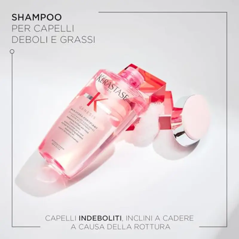 Kérastase, Genesis, Shampoo Professionale Fortificante per Capelli Indeboliti, Capelli Sani e Forti, Con Cellule Native di Stella Alpina e Radice di Zenzero, Bain Hydra-Fortifiant, 250 ml miniatura 2