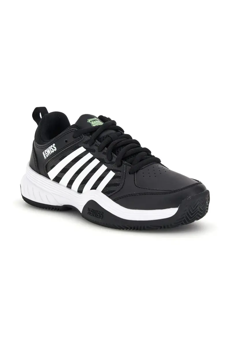 Scarpe da tennis nere in mesh traspirante K-swiss Court Express 2 Clay [NERO] miniatura 2